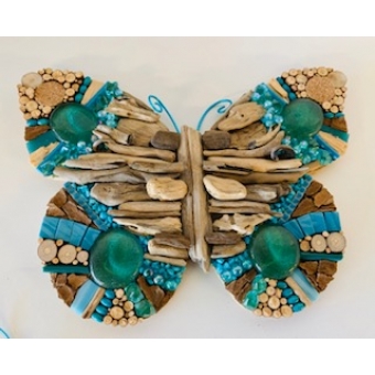 AL: DIY kit driftwood mozaiek vlinder