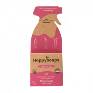 LL: Happysoaps Cleaning Tabs - Allesreiniger - Flower Power