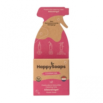 LL: Happysoaps Cleaning Tabs - Allesreiniger - Flower Power