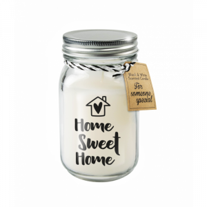 LAU: Black & White scented candles - home sweet home