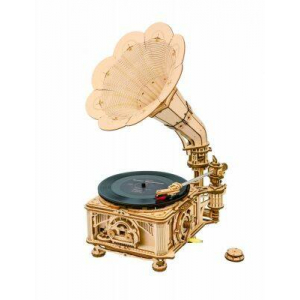 Robotime  (Elektrisch Model)  Classical Gramophone