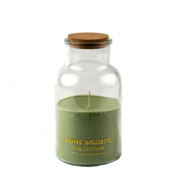 SP7: Kaars XL in glazen pot – Groen – 180 branduren - Home Society