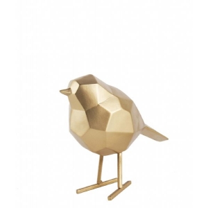 SP7: Vogel klein goud- present time