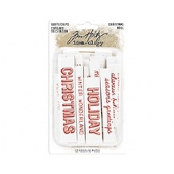 ZES: Tim Holtz quote chips christmas