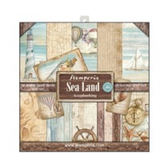 ZES: Stamperia 12x 12 inch paperpad Sealand