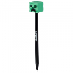 BOM: Minecraft Creeper fijnschijver pen (zwart)